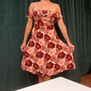 UO Floral Midi Dress